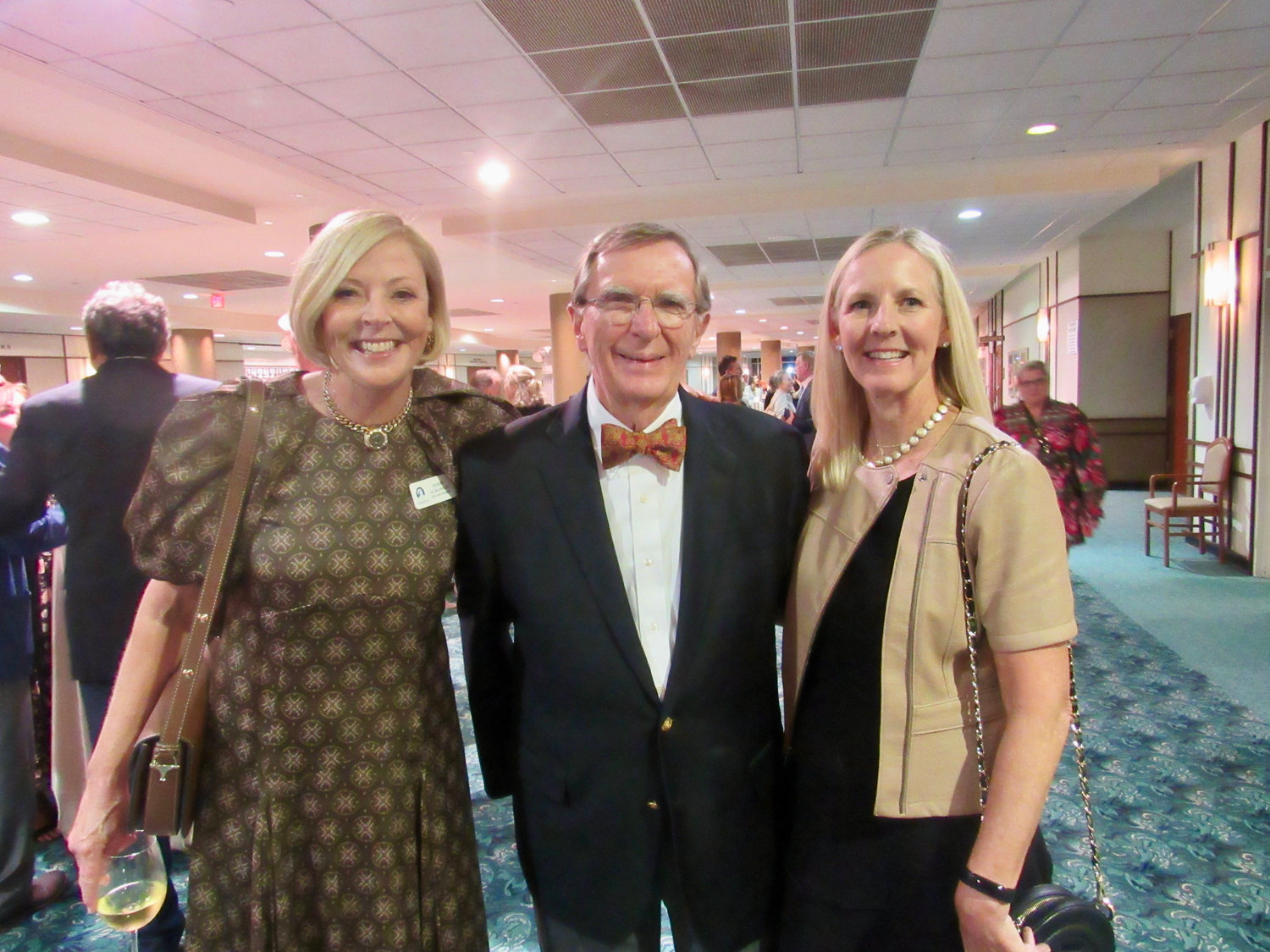 Women’s Board President Robin Albaneze, George Armstrong and Katherine Forrester